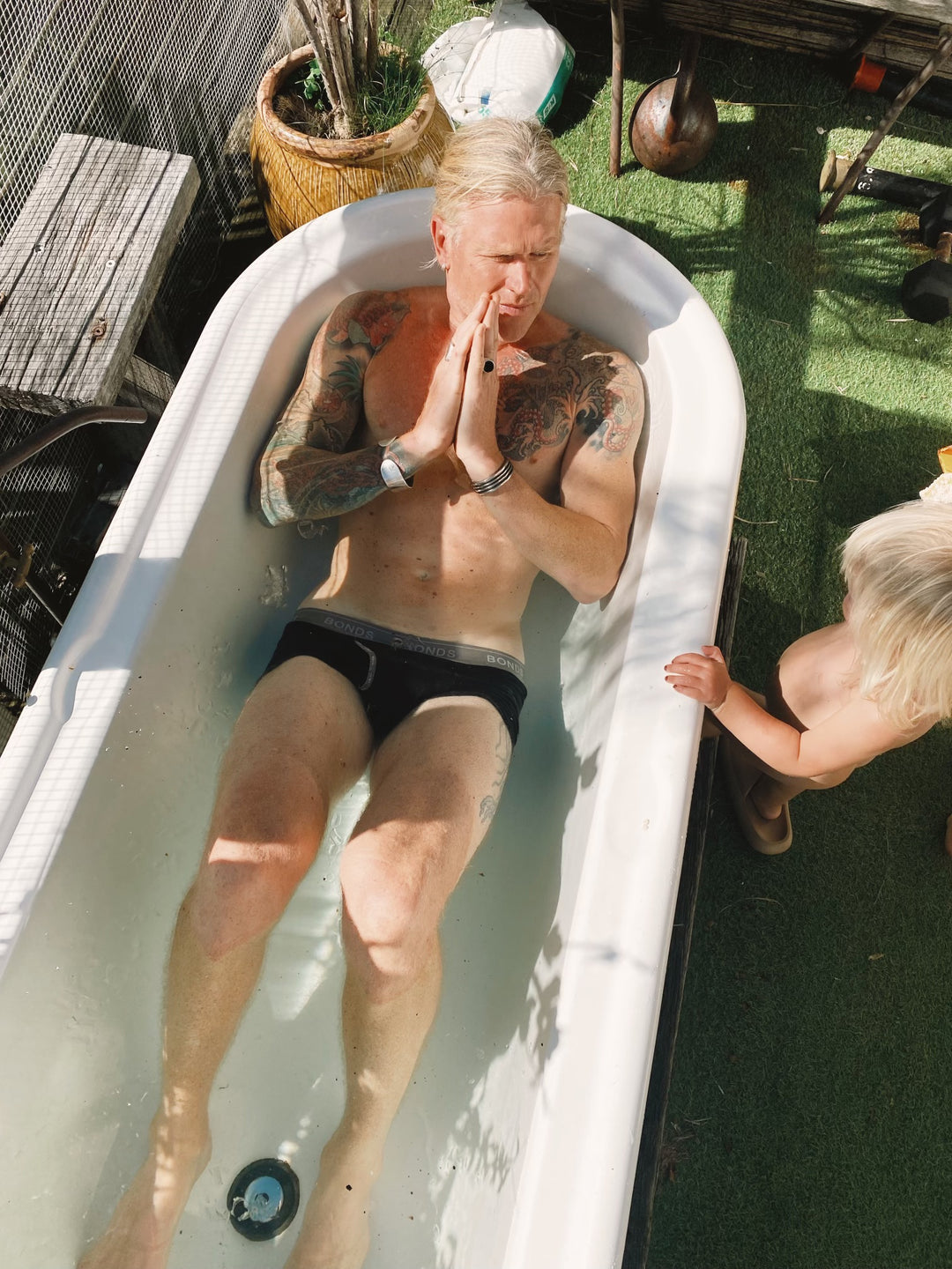 Why is everyone plunging their bits in ice cold water?