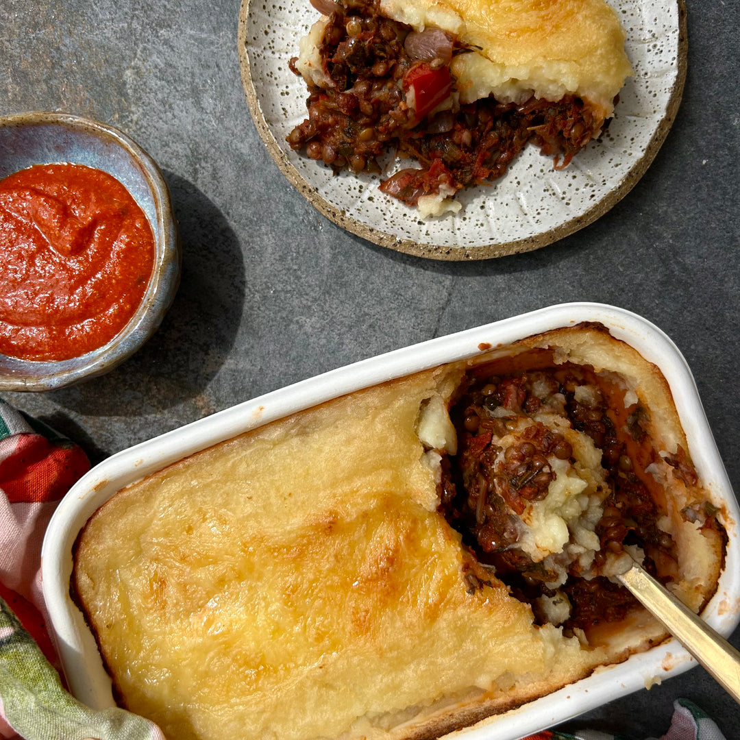 Mediterranean Veg & Lentil Pie (Serves 2-3) | The Good Farm Shop