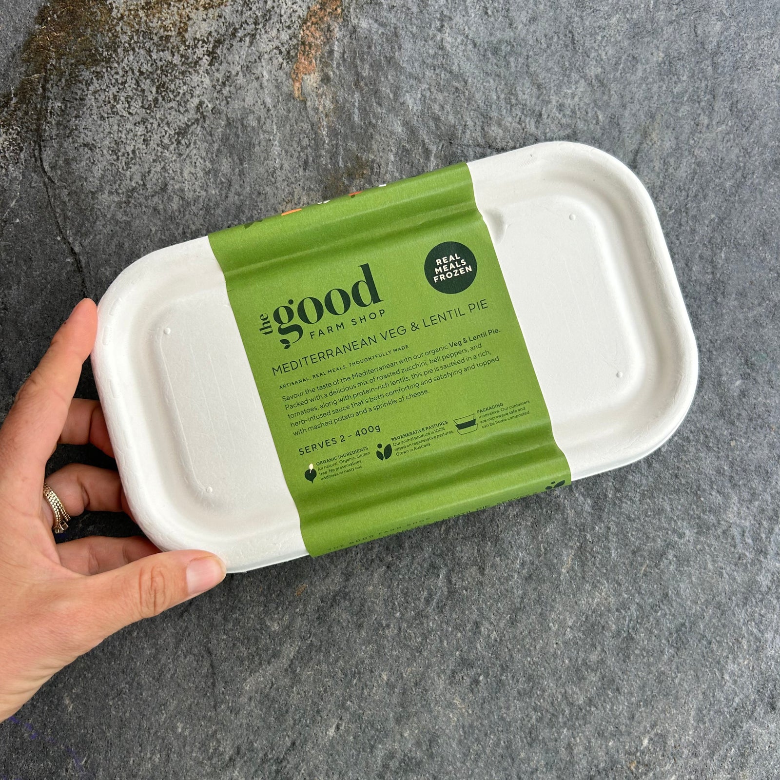 Mediterranean Veg & Lentil Pie (Serves 2-3) | The Good Farm Shop