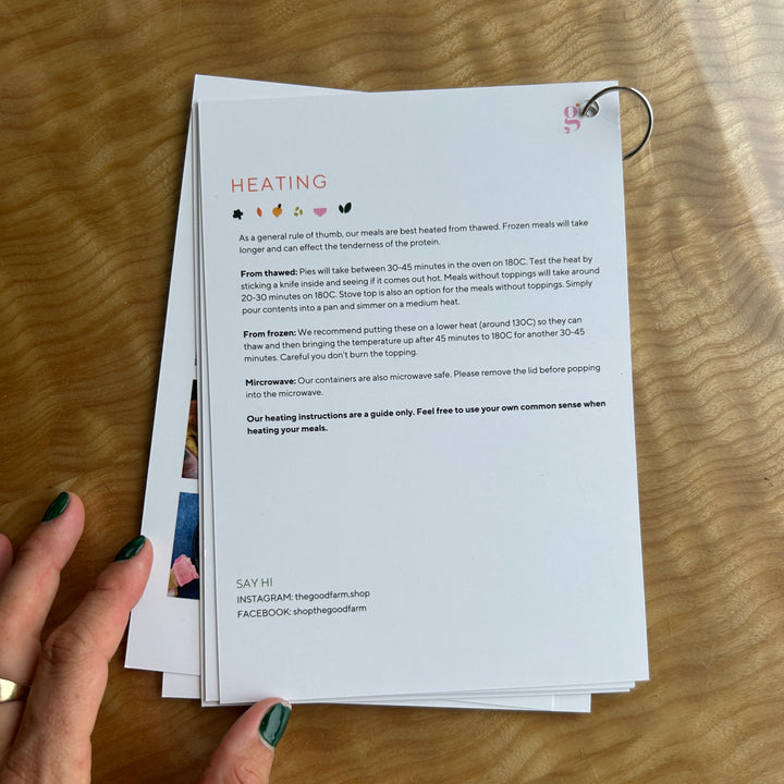 Wholesale MENU | The Good Farm Shop