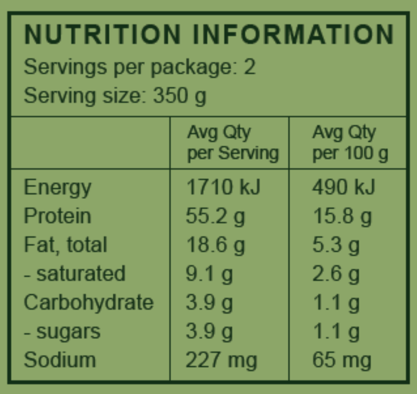 Low-carb Lasagne (Serves 2)
