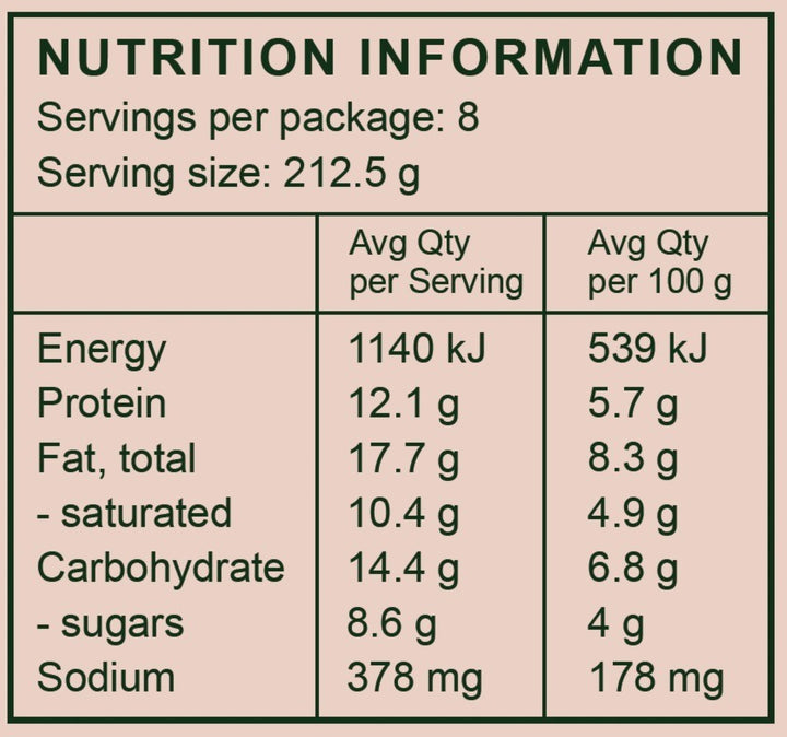 Christmas - Cauliflower Cheese with Crispy Pasture-Raised Bacon (serves 8)
